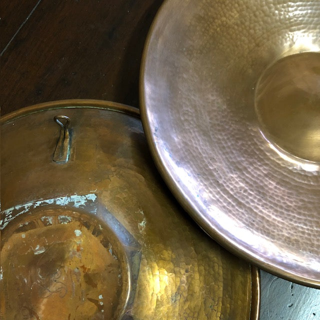 Pair of Copper Bowls