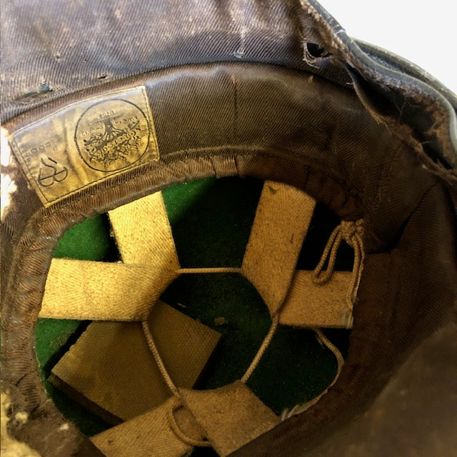 Leather Motorcycle Helmet