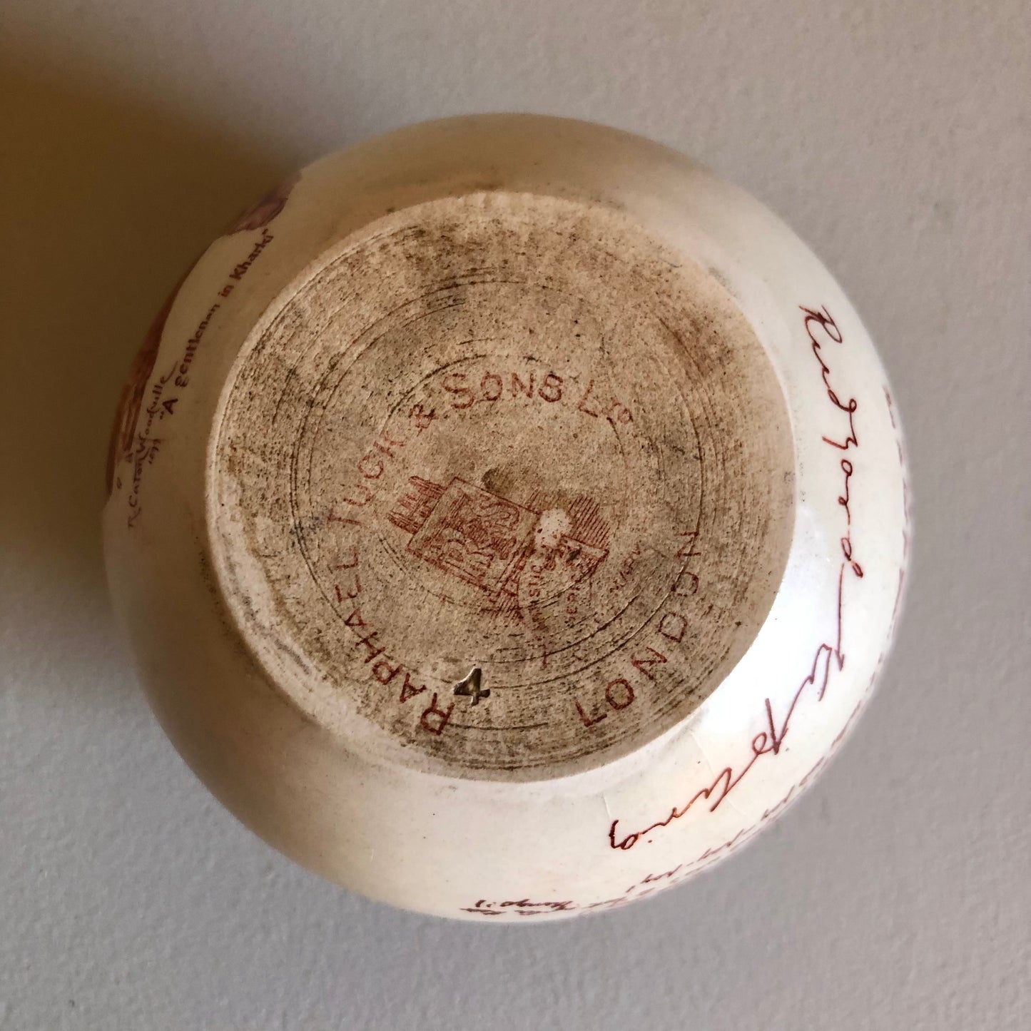 Usher’s Whisky matchstick holder