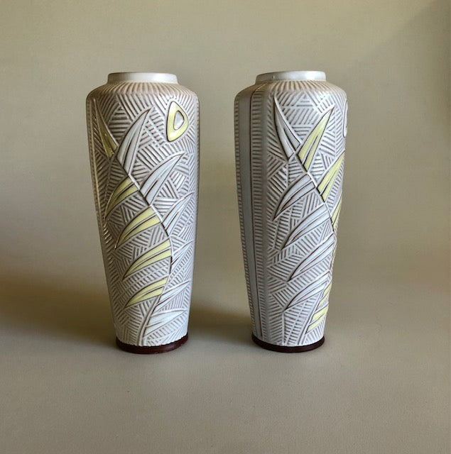 W. German Pair of Vases