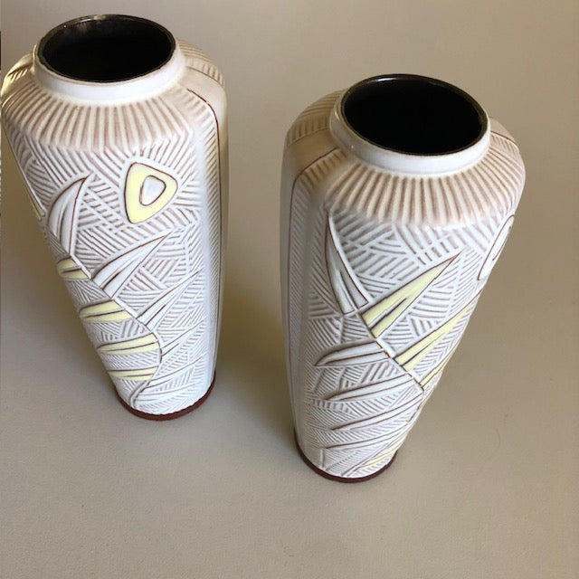 W. German Pair of Vases