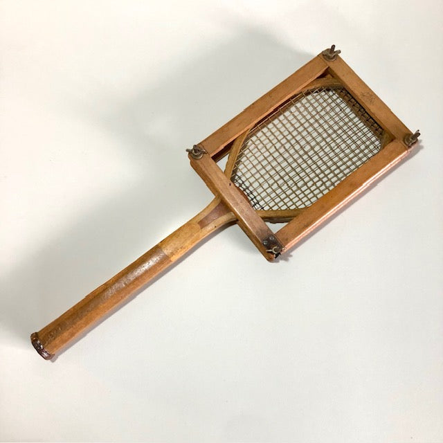 Early Tennis Racquet & Frame