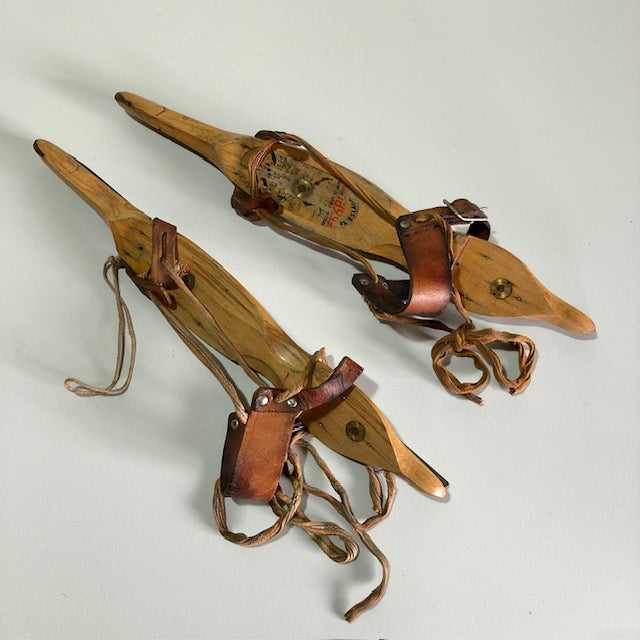 Wooden Ice Skates