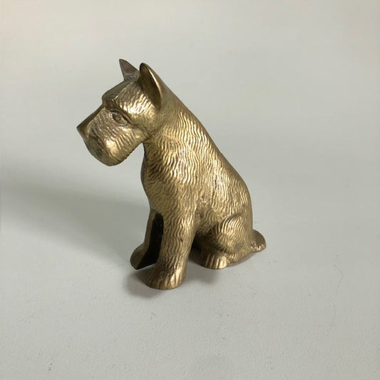 Sculpted Brass Dog
