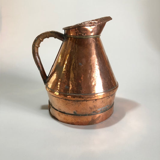 Extra Large Solid Copper Jug